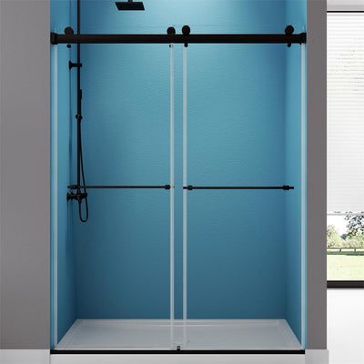 Puerta ducha corredera doble 44-48pulg x75pulg vidrio