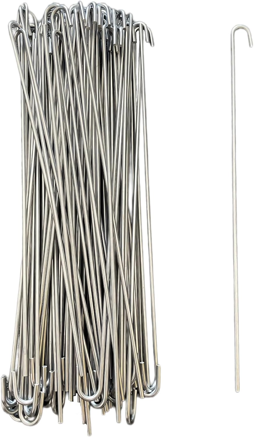 100 Lazos Cadena 10" Aluminio Resistentes Valla Perro