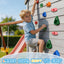 20 Pzas Agarres Pared Escalada Roca para Niños y Adultos