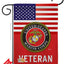 Bandera jardín USMC Semper Fi pack 2 unidades