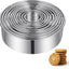 Cortador de galletas circular de acero inoxidable 11 piezas