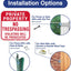 2 Carteles Propiedad Privada 12x12" Aluminio UV Impermeable