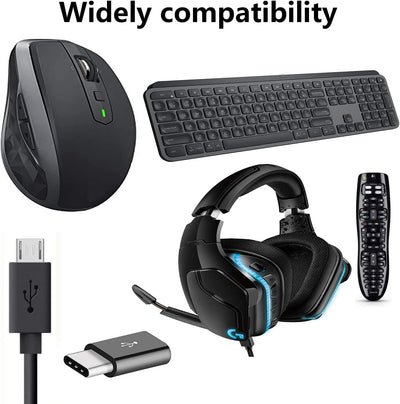 Cable carga USB comp con auriculares teclados mouse