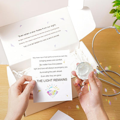Regalos colgantes cristal para mamá papá