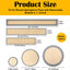 Set 6 Alfombrillas Silicón Hornear 4-9pulg Desmontables