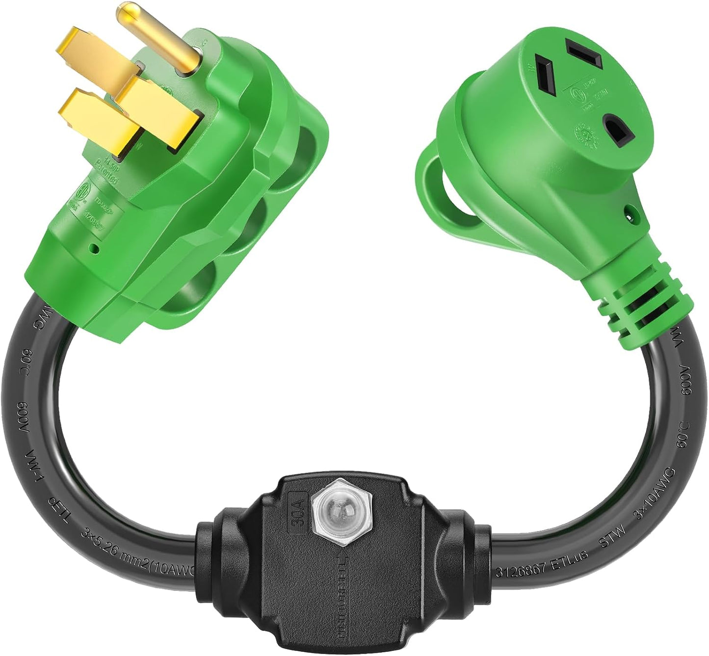 Adaptador RV 50A a 30A con proteccion sobretension 18.5