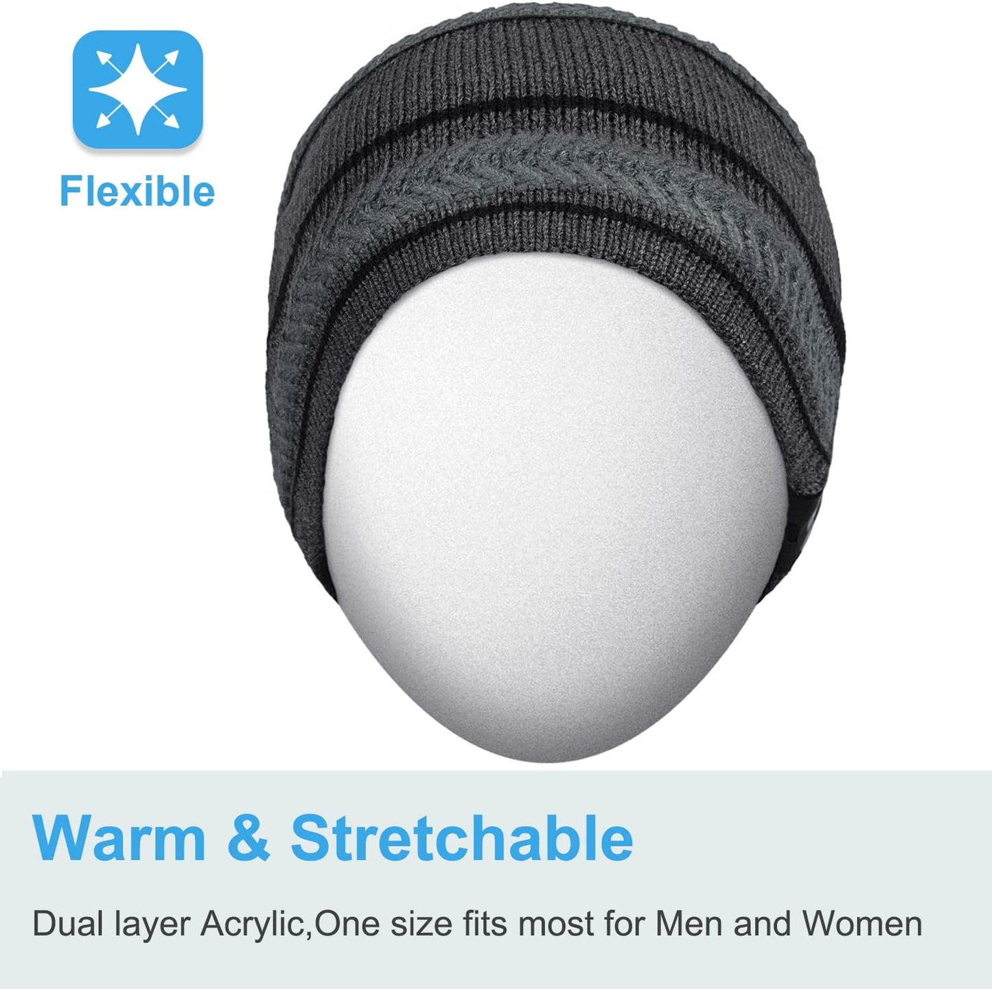 Gorro inalámbrico con Bluetooth deporte aire libre