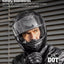 Casco motocicleta cara completa DOT 2 visera negro XL