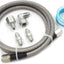 Línea aceite turbo acero inox 4AN sensor presión teflón