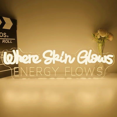 Letrero neón LED para spa y salón de belleza