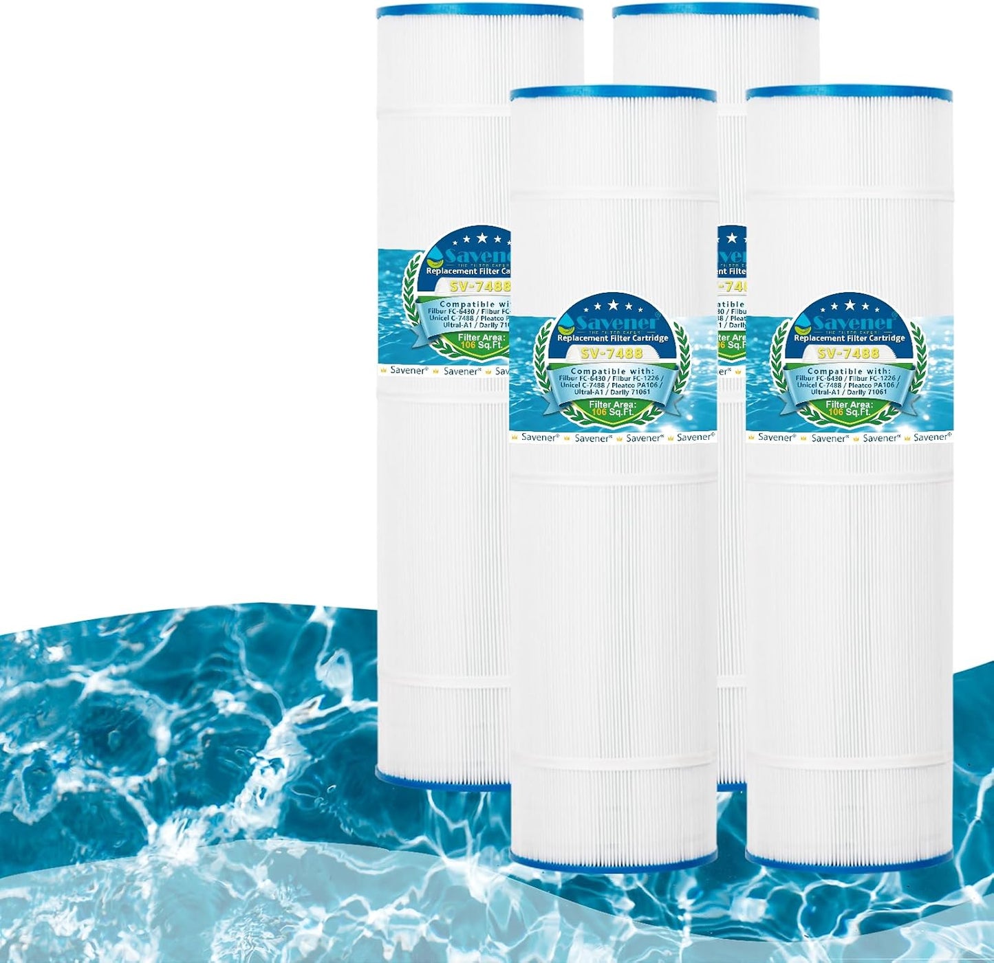 Cartucho filtro piscina spa Unicel C-7488 106ft2