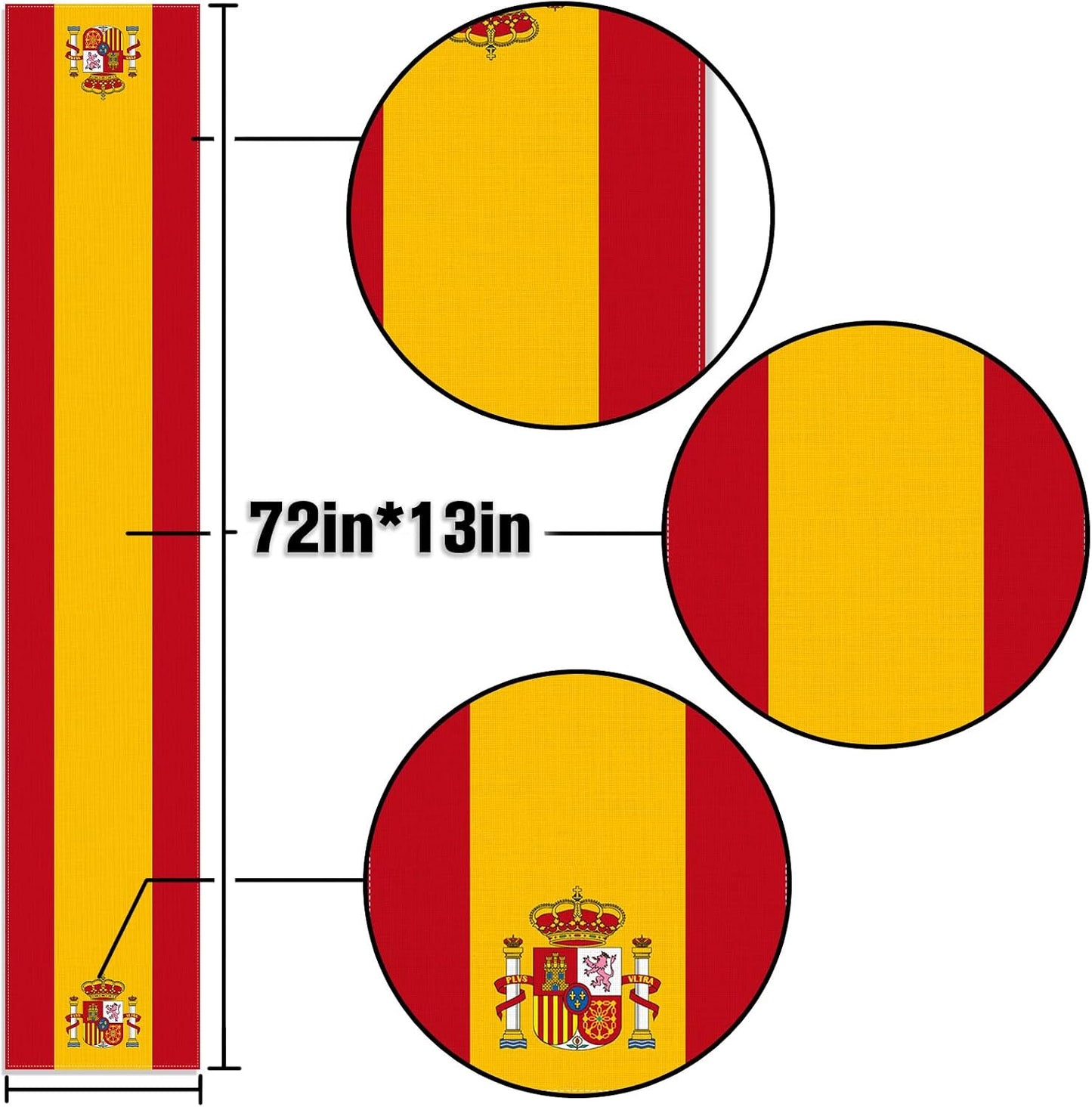 Camino mesa bandera España decoración fiesta cumpleaños