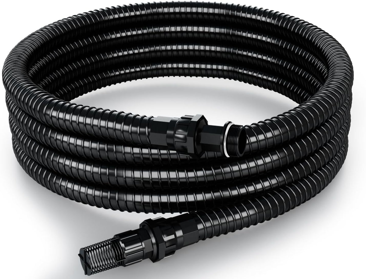 Kit manguera succión 1pulg válvula retención PVC