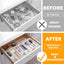 7 Pzas Cajas Organizadoras Bambú Multiuso Cocina Baño