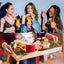 100 Palillos Bambú Brochetas Aperitivo 4.7pulg Bodas