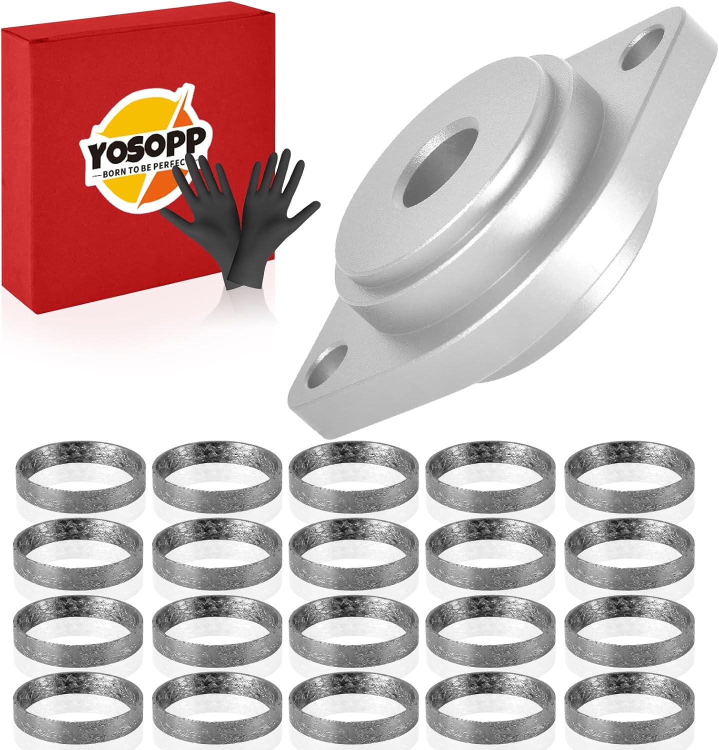 Herramienta sello junta escape Harley 20 Pzas plateado