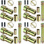 4 Pack Kit Bujes Adaptador Enganche Rápido Cat 1