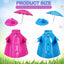 2 Impermeables tela ganso verano patio 23"
