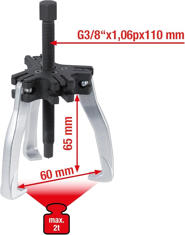 Extractor universal 2-3 brazos 2.362" talla 1