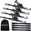 Correas trinquete retráctiles 1" x10ft pack 4