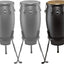 Conga 12pulg soporte cesta color negro fantasma