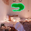 Letrero neón dinosaurio decoración pared USB AA