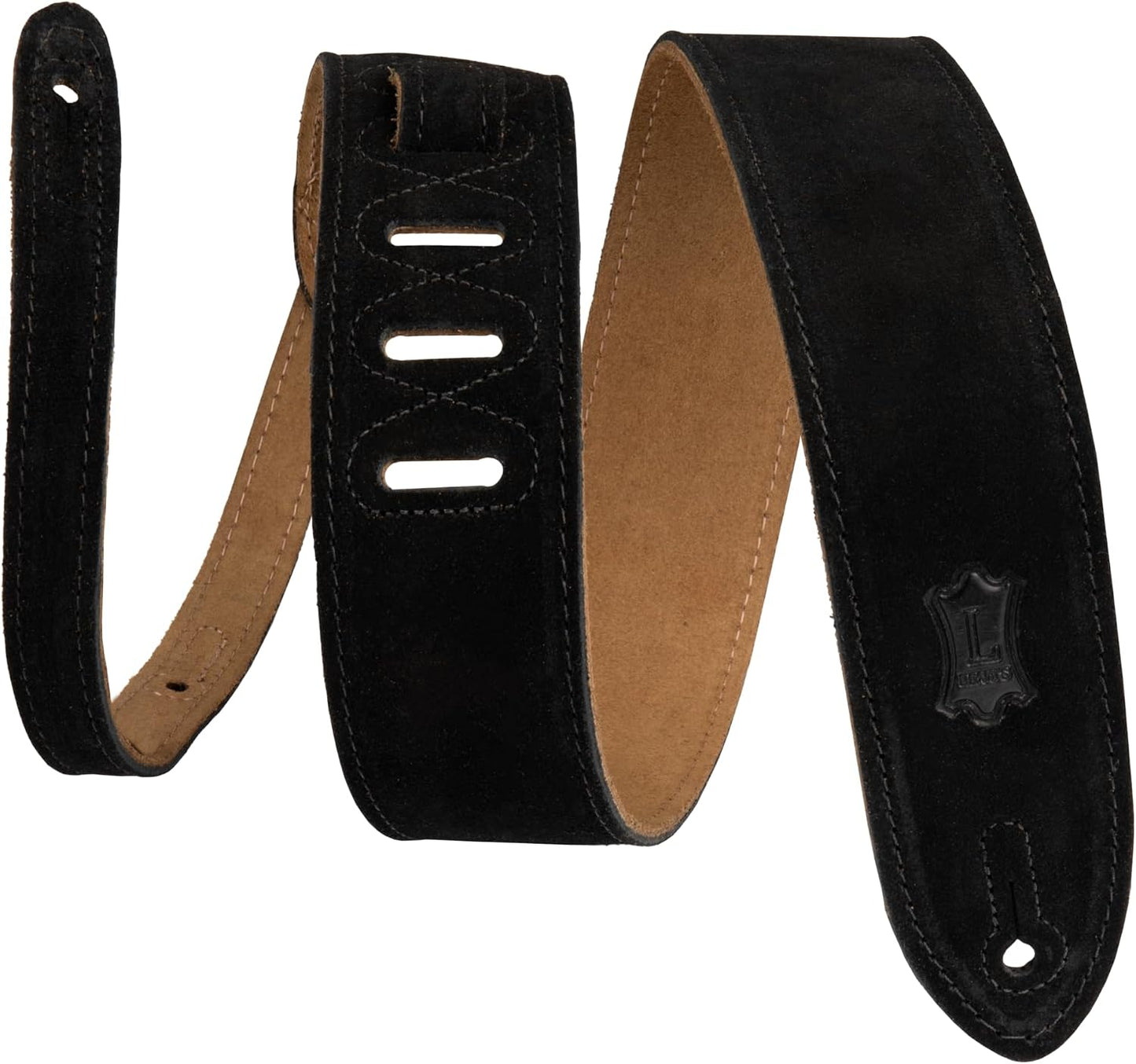 Correa guitarra 2pulg con bucle ajuste escalera negro