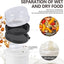 2 Tarros Avena con Tapas 21-25oz Reutilizables Blanco