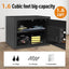 Caja fuerte digital acero 1.6 pies cúbicos con puerto carga