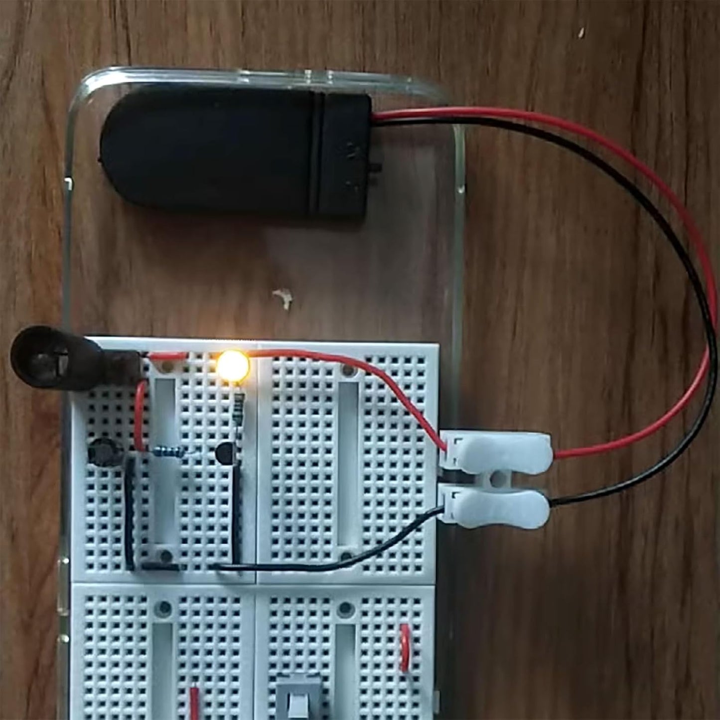 100 Conectores Alambre Resorte 10A 220V 2P Blanco
