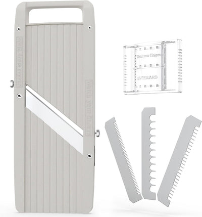 Cortadora mandolina ancha acero inox cuchillas intercambiables
