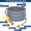 Manguera gas natural 1/2pulg 36ft conexión rápida