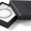 100 Cajas Regalo Cartón Joyería Relleno Algodón Negro