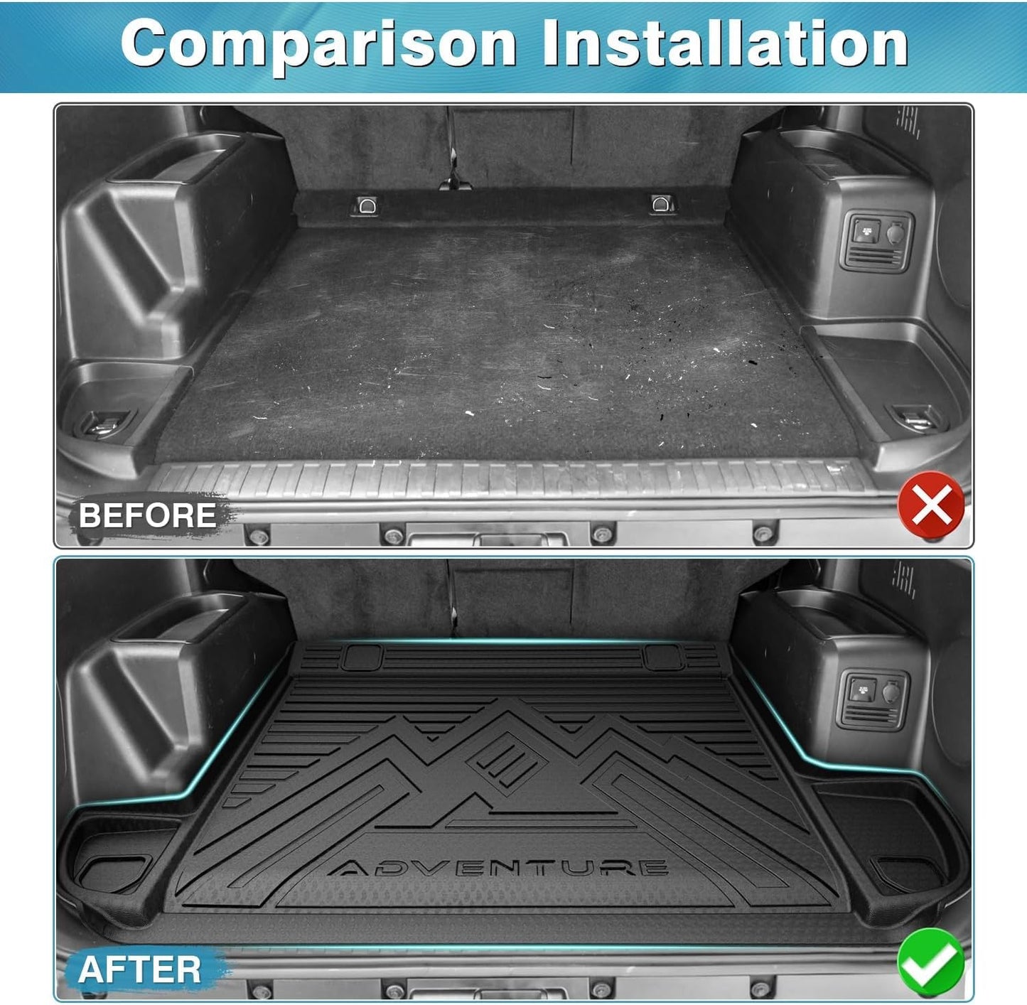 Forro carga Toyota 4Runner 2010-24 5 plazas sin cubierta