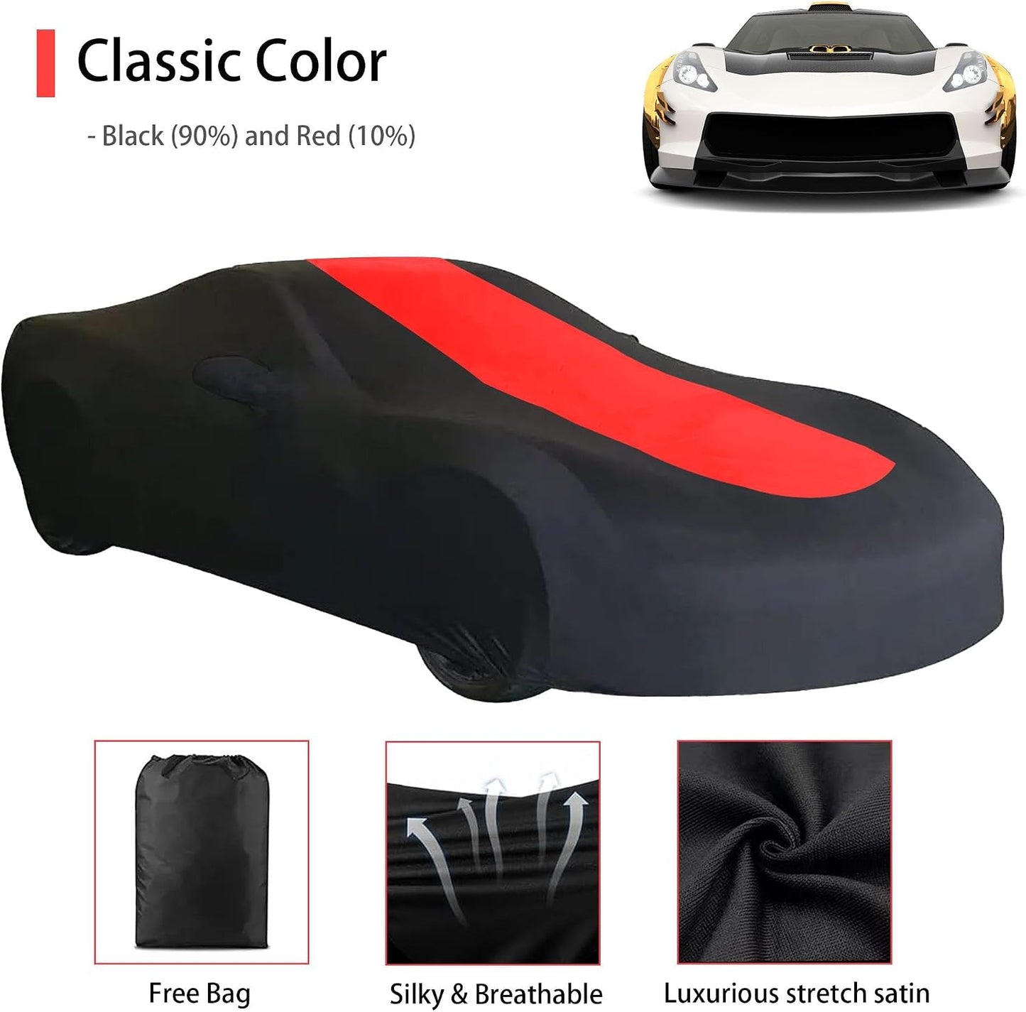 Cubierta elástica Corvette C7 14-19 para protección