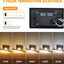 Luces escalera sensor movimiento LED 5CCT 120V IP66 negro