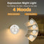 Apliques LED pared sensor movimiento 2uds luz blanca