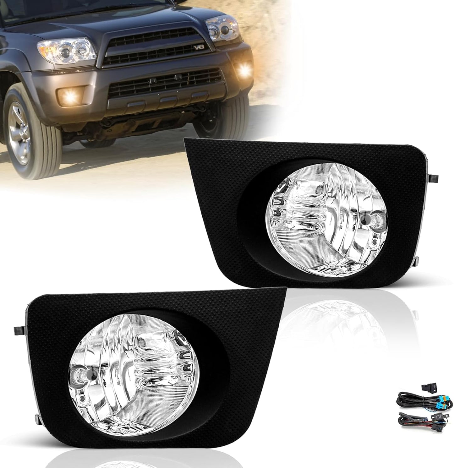 Conjunto luces antiniebla Toyota 4Runner 12V con interruptor