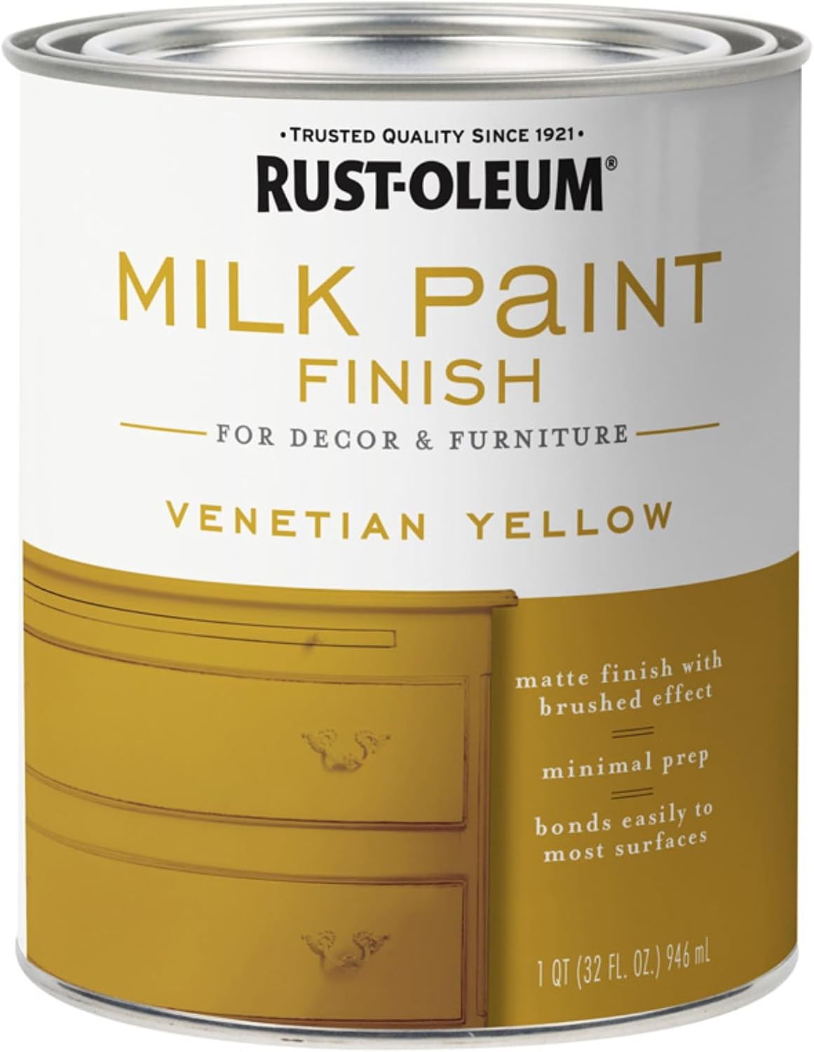 Pintura mate amarillo veneciano 32oz pack 2
