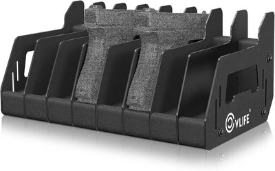 Estante espuma segura para gabinete armas 8 ranuras