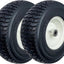 2 Neumáticos Antipinchazos 13x5-6 Rueda Césped Goma Sólida