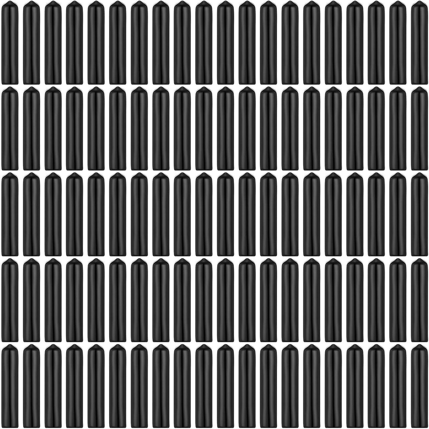 100 Tapas Goma Negra para Botellas Licor Dispensador
