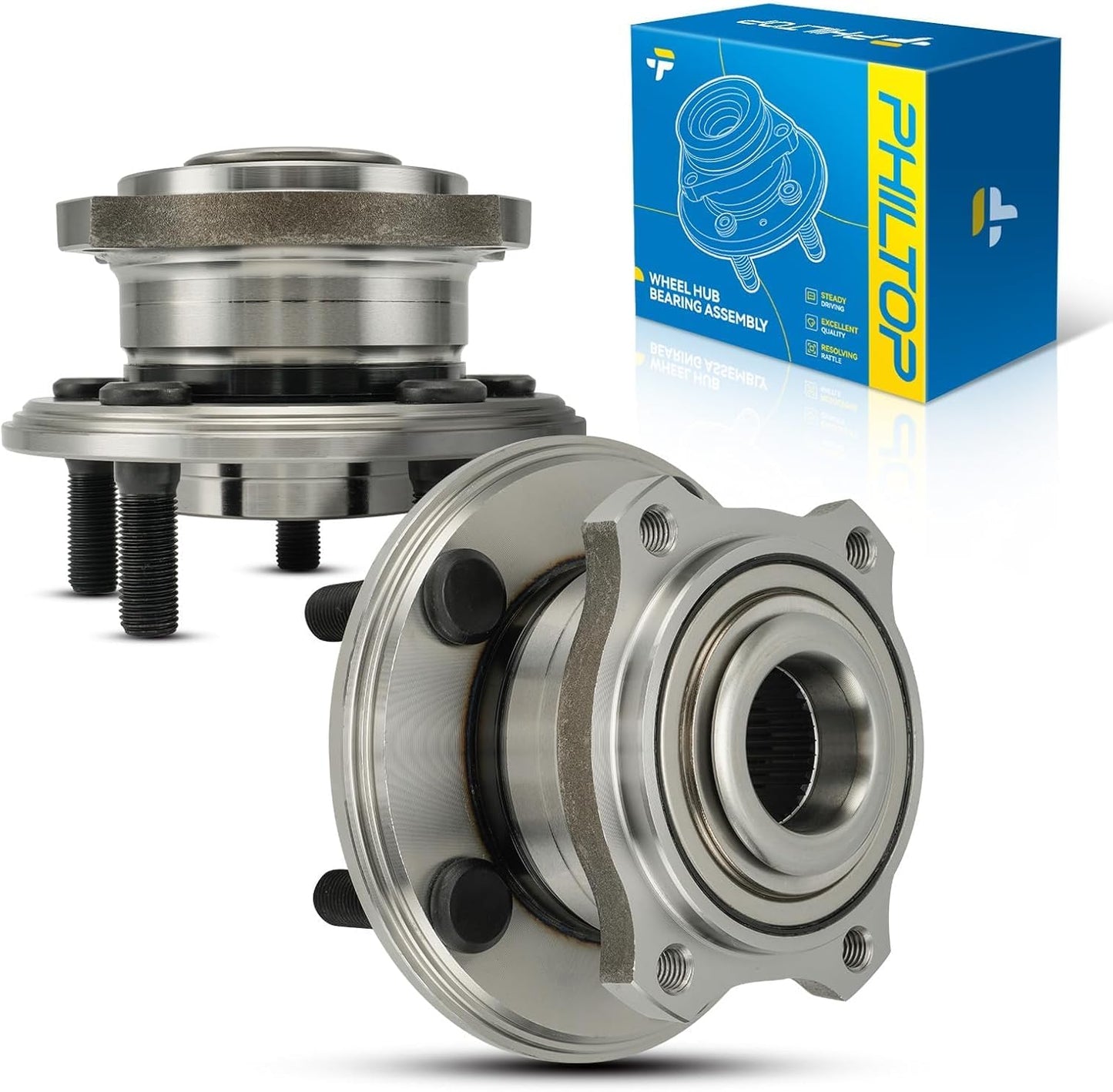 Conjunto cubo rueda trasera Dodge Charger 15-23 2uds