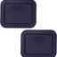 Tapa repuesto almacenamiento alimentos 1.9tazas azul oscuro set 2