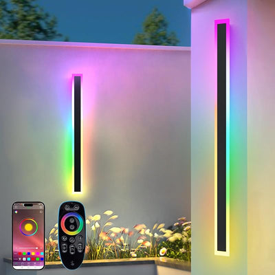 2 Luces Pared RGB 47pulg Regulables IP65 Modernas