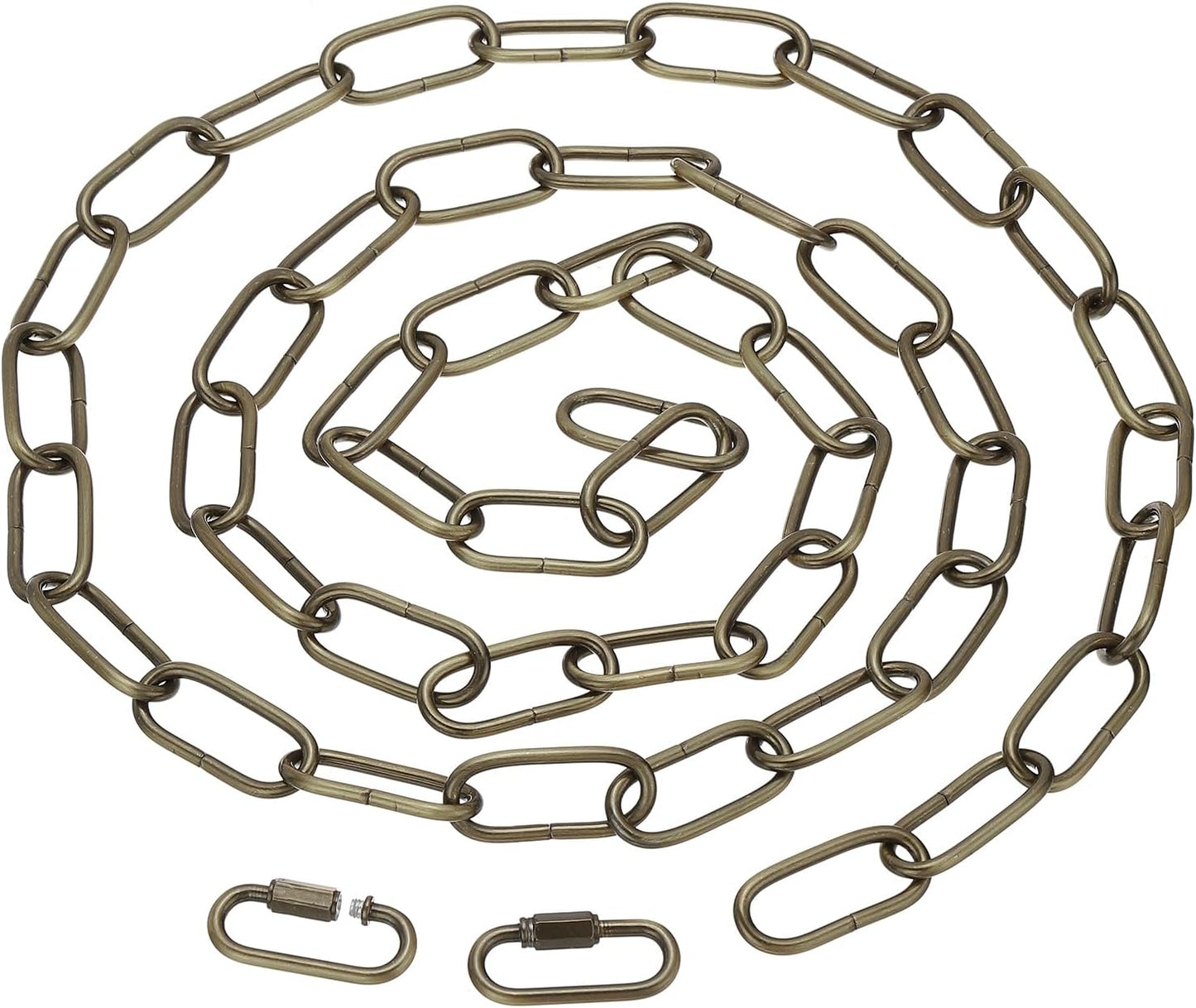 Cadena colgante iluminación 6ft bronce con conectores rápido