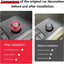 Anillo perilla espejos retrovisores Toyota Tacoma 16-23 rojo
