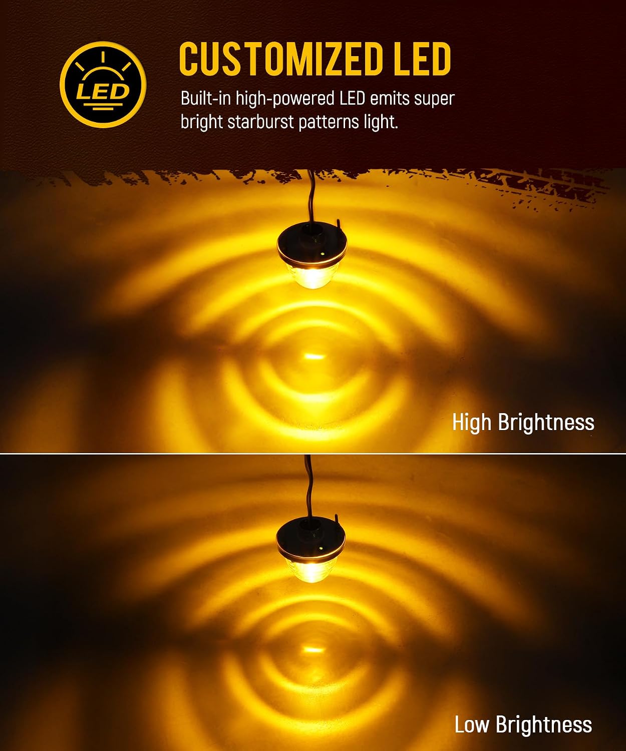 2 Luces Led Ámbar Vidrio Transparente Señal Giro Camioneta