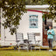 Letrero metal reglas campamento 12x8pulg interiores caravanas