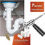 Cortador tubo PVC rueda diamante mango 1-1/2 a 8 pulg